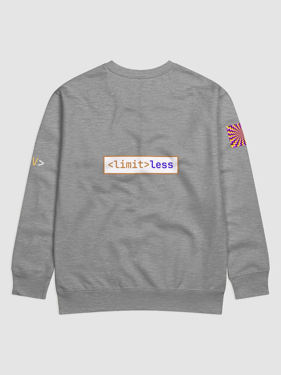 Cyborg Bunny 007 Unisex | Retro Hacker Sweatshirt – Funny Geek Wear for Coders & Agents product image (2)