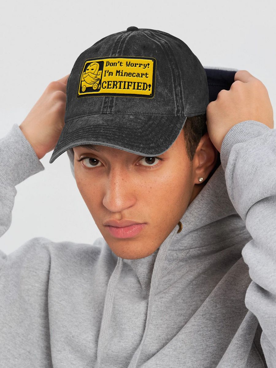 Minecart Certification Hat (rustic) product image (6)