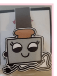 Cute Cartoon Toaster Character Magnetic Laminated Bookmark for Foodies product image (1)