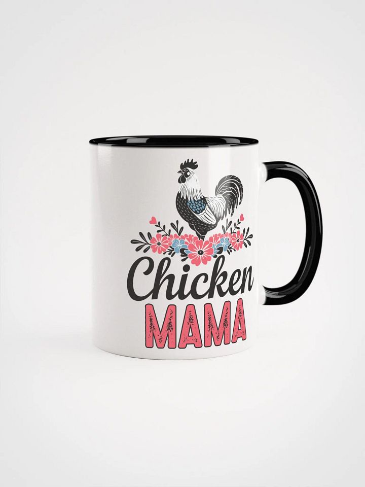 Colorful Chicken Mama Ceramic Accent Mug product image (4)
