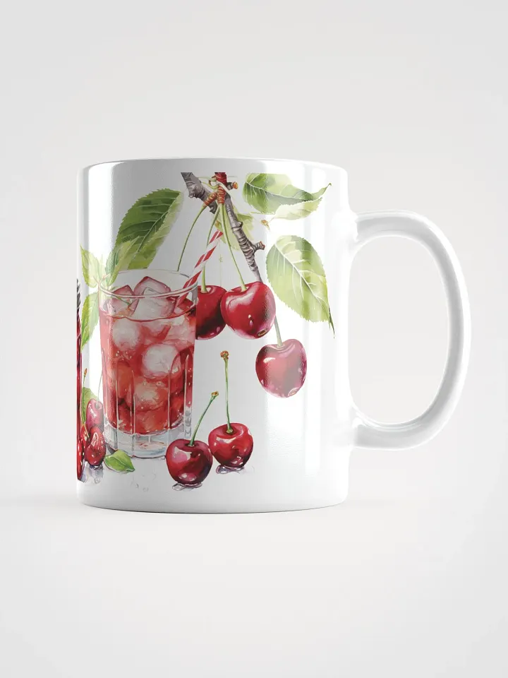 Cherry Bliss White Glossy Mug product image (1)