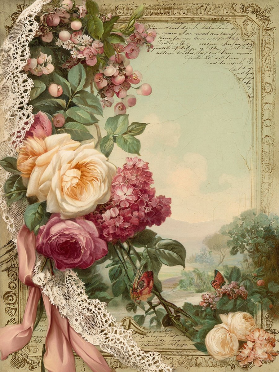 Weekly 100 Images Bundle "Lace & Ribbons" + Mini Journal + Card Digital Download product image (4)