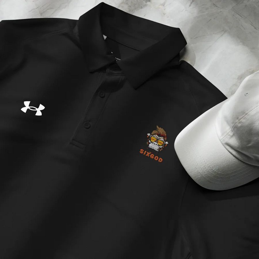SIXGOD Stylized Ape Men's Polo under armour product image (7)