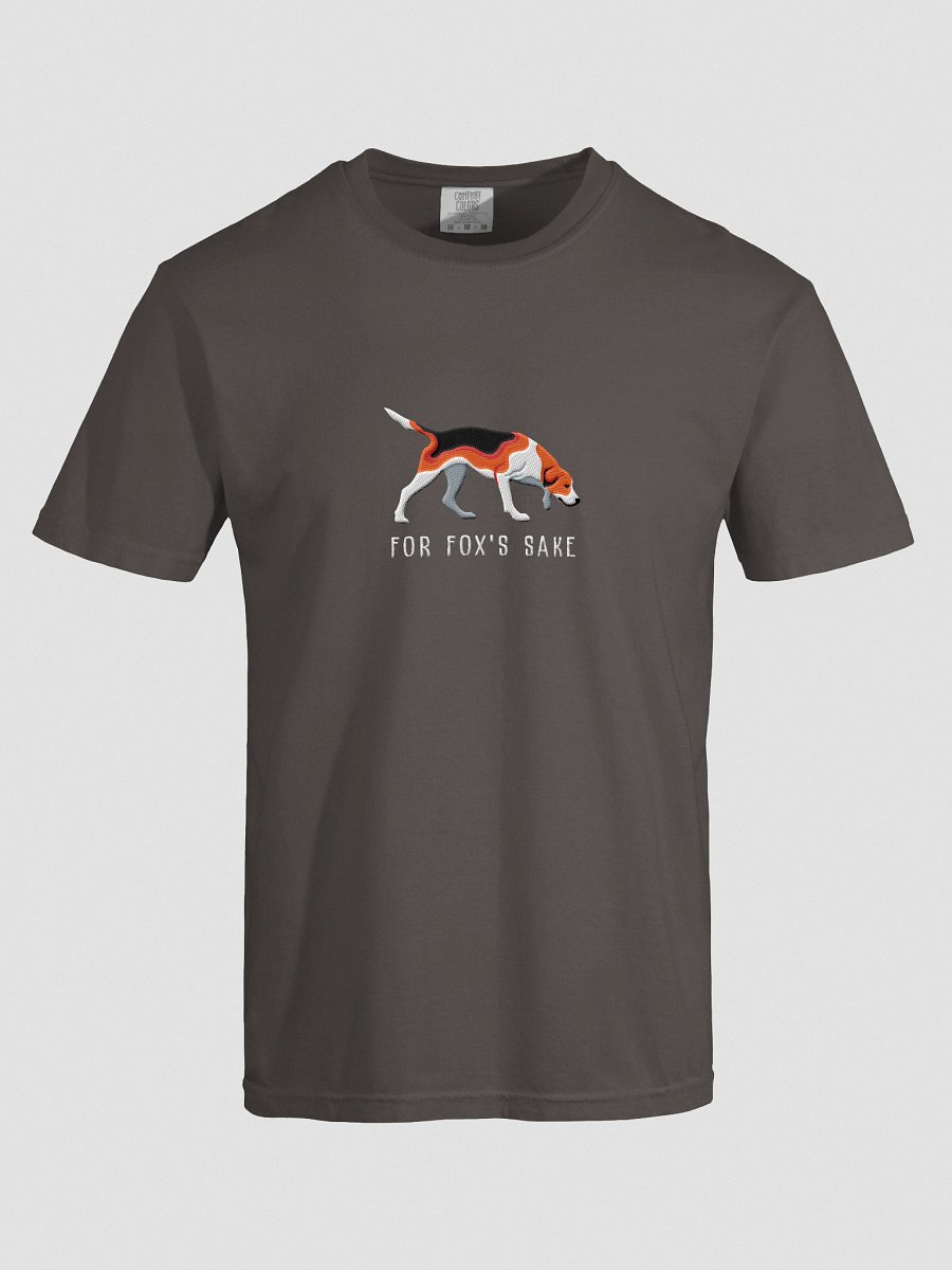 For Fox's Sake T-Shirt(Embroidered) of an American Foxhound(Tricolor) product image (40)