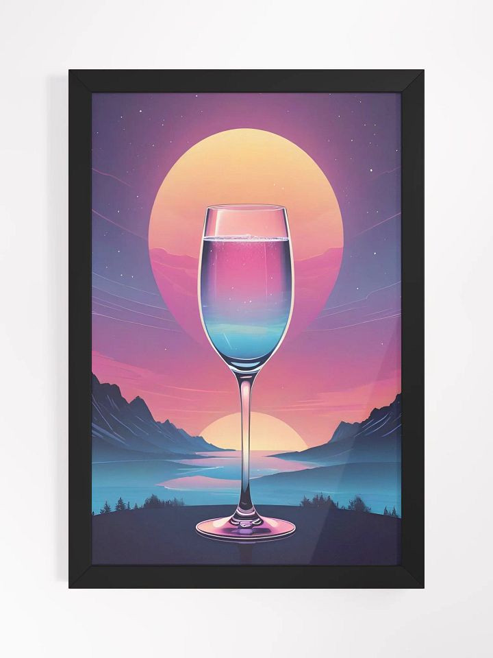 Wine Sunset Framed Poster product image (2)