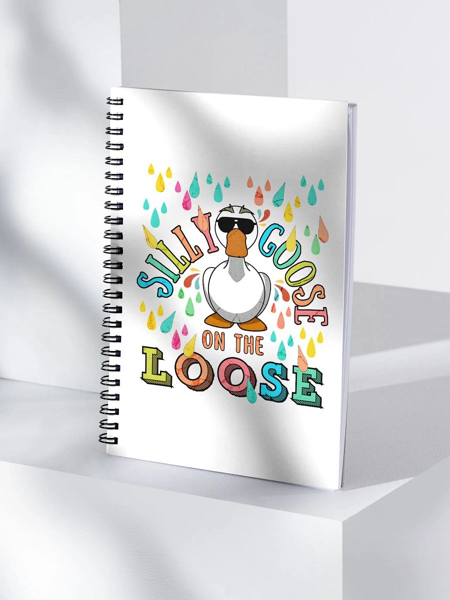 Silly Goose on the Loose Spiral Notebook product image (3)