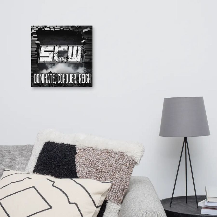 SCW Logo and Mantra Canvas Poster product image (10)