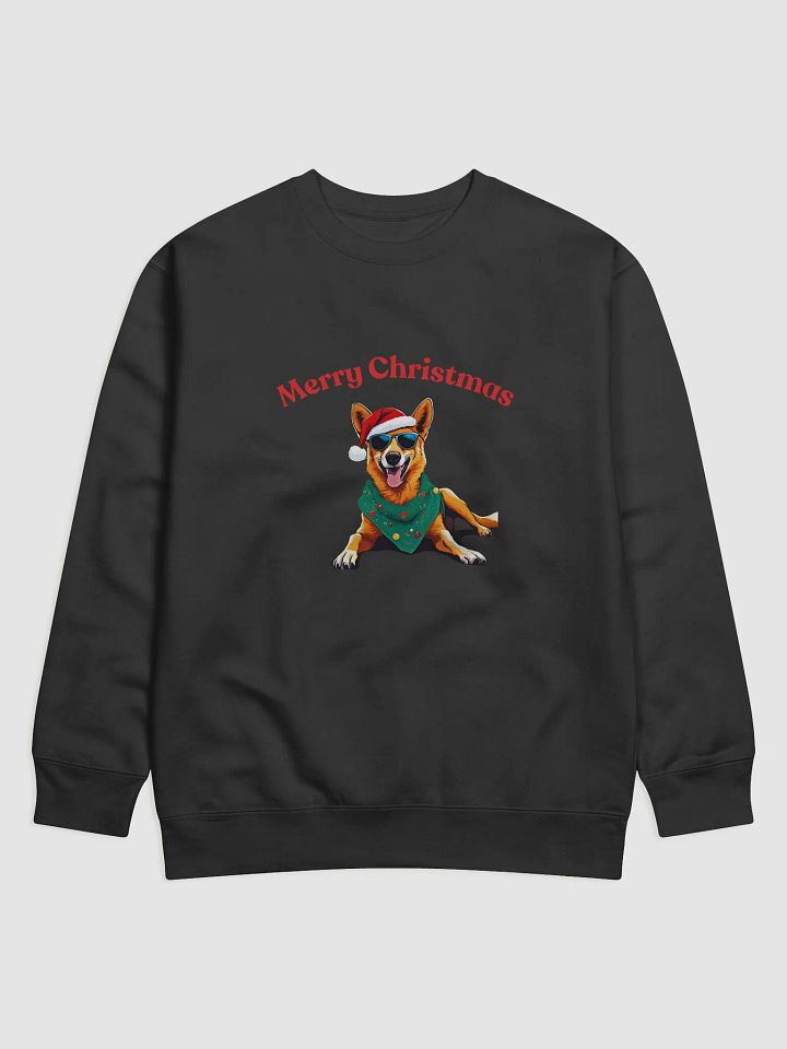 Festive Dingo Merry Christmas Sweatshirt - Red product image (1)