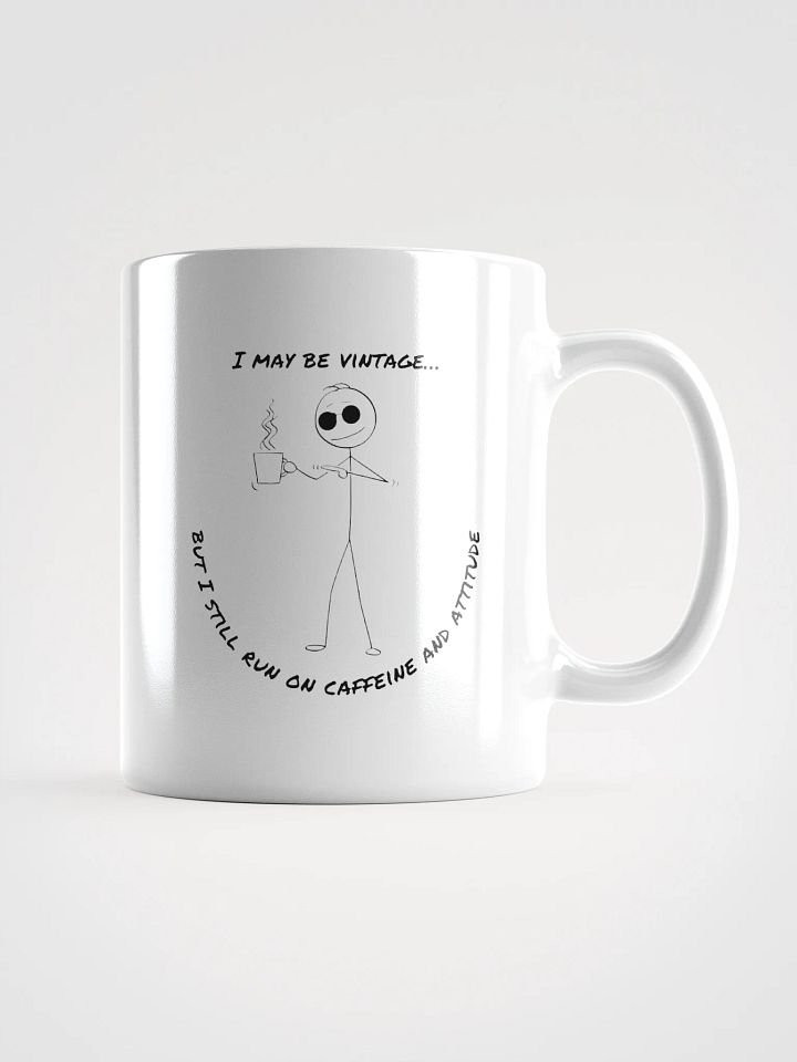 Vintage Fuel: Caffeine & Attitude Mug product image (1)