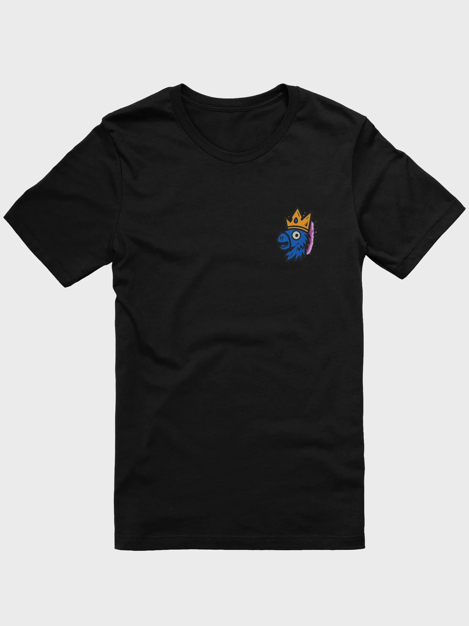 Outplayed Crown Llama Tee – Badge Front / Full Back Print product image (1)