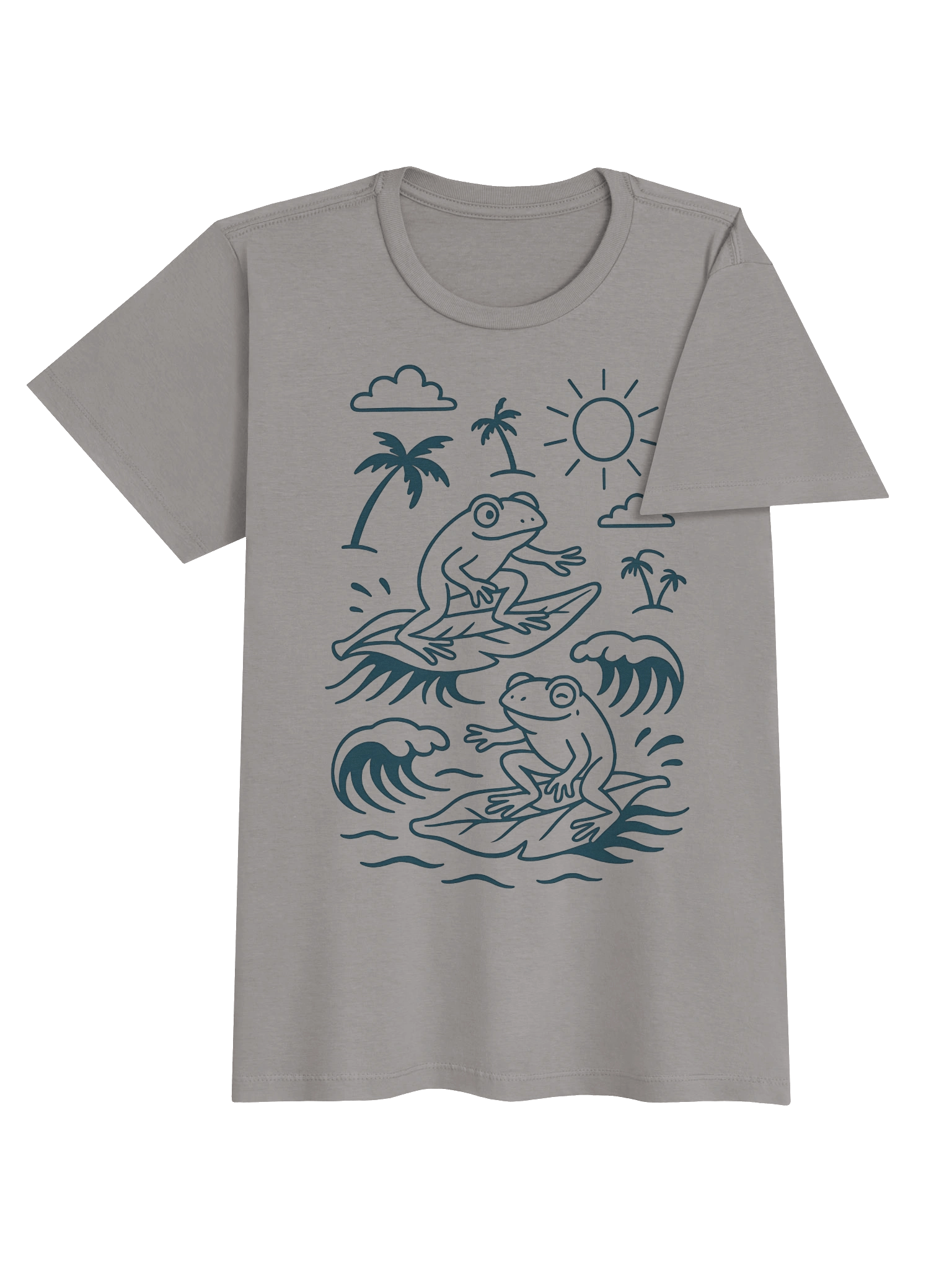 Coquíes Surfing T-Shirt Mujer product image (3)