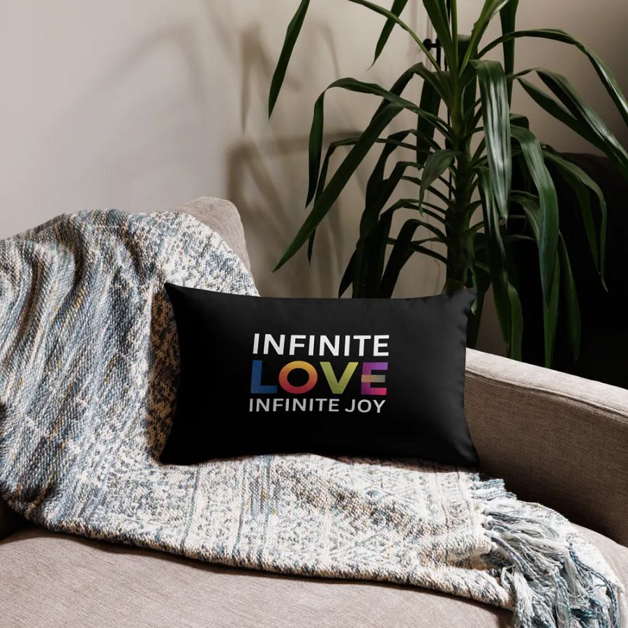 Infinite Love Infinite Joy Block Pillow Case product image (10)