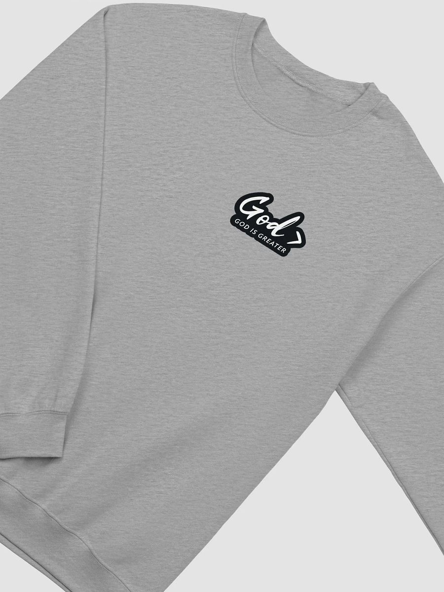 God > WHITE TEXT Sweatshirt product image (2)