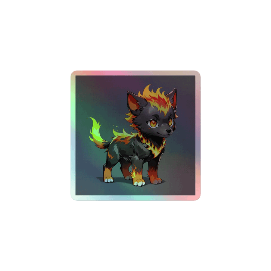 the golden scale clan pet holo sticker product image (1)