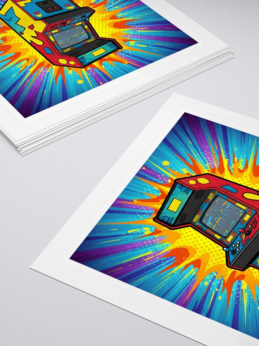 Retro Arcade Explosion Sticker Set product image (4)