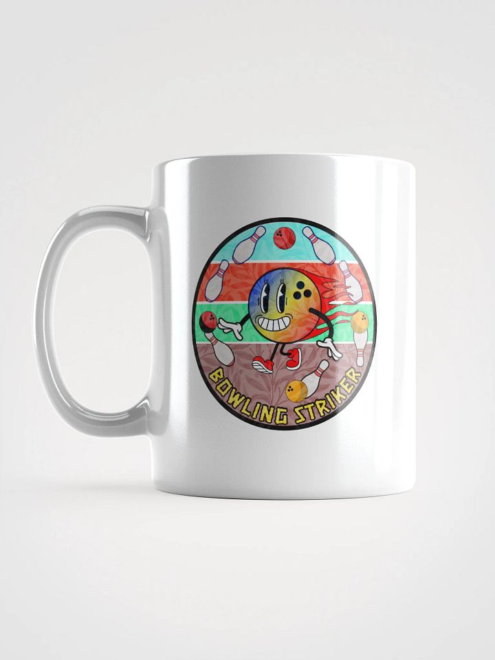 Bowling Striker White Glossy Mug product image (1)