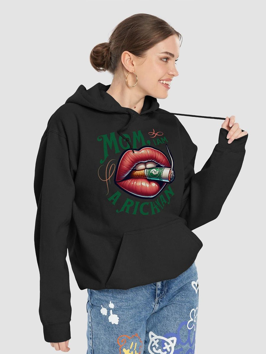 Mom, I am a Rich Man Lips Hoodie product image (7)