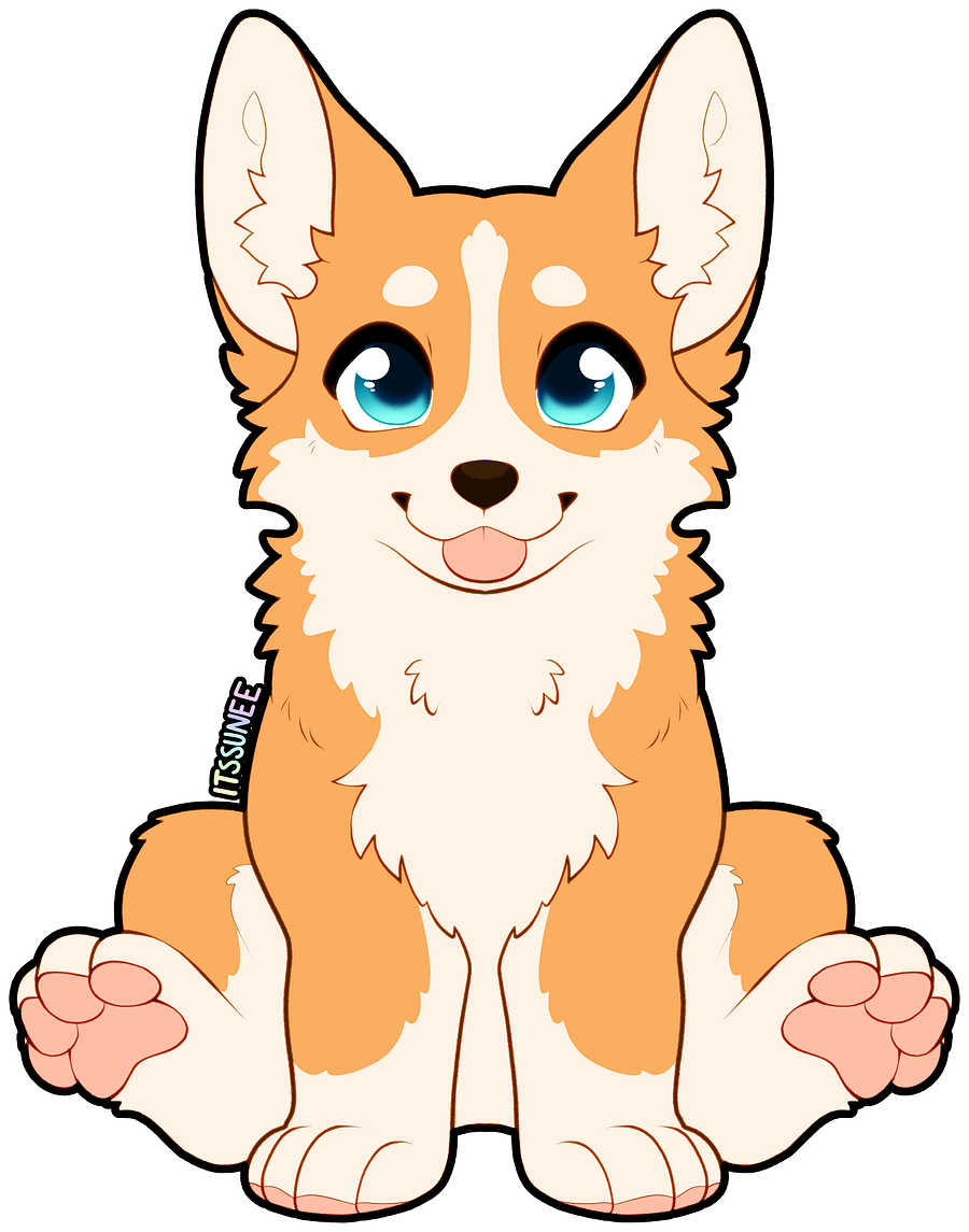 Simple Corgi Sticker product image (5)