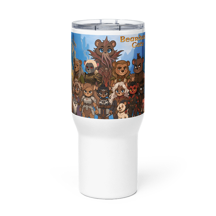 Beardur's Gate Travel Mug product image (3)