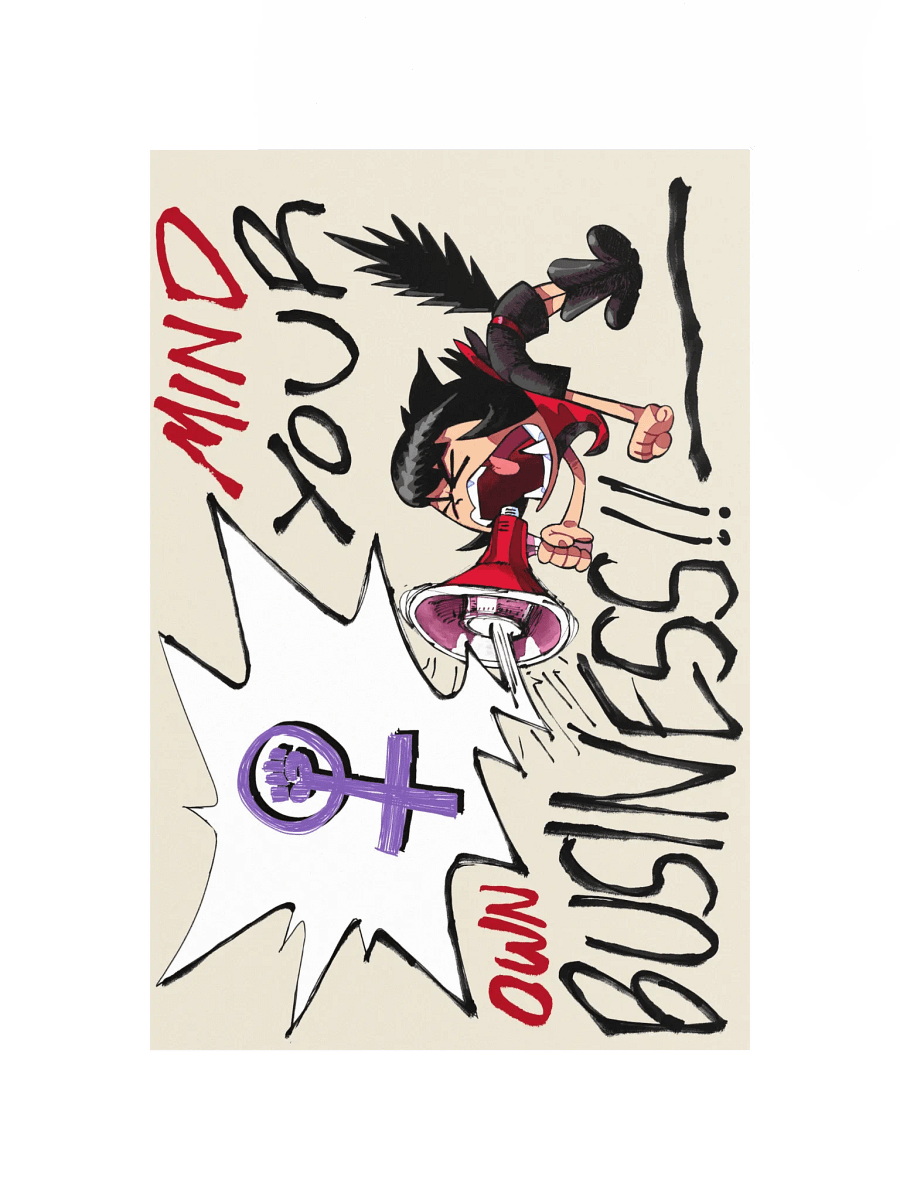Alunya - “Mind Your Own Business!!” Poster product image (4)