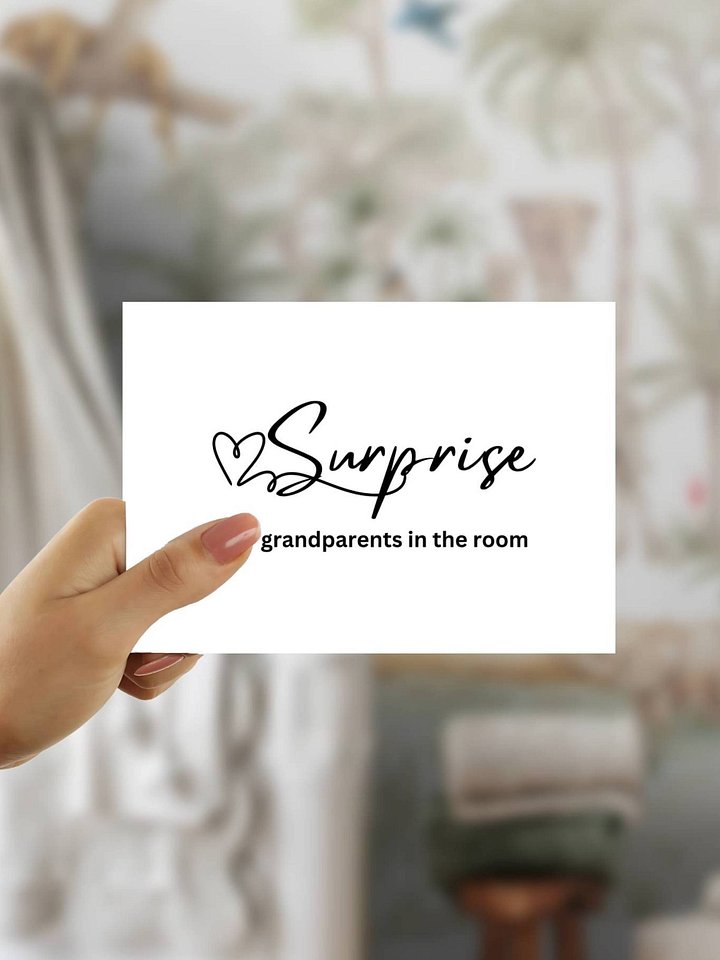 Surprise Grandparents Greeting Card product image (1)