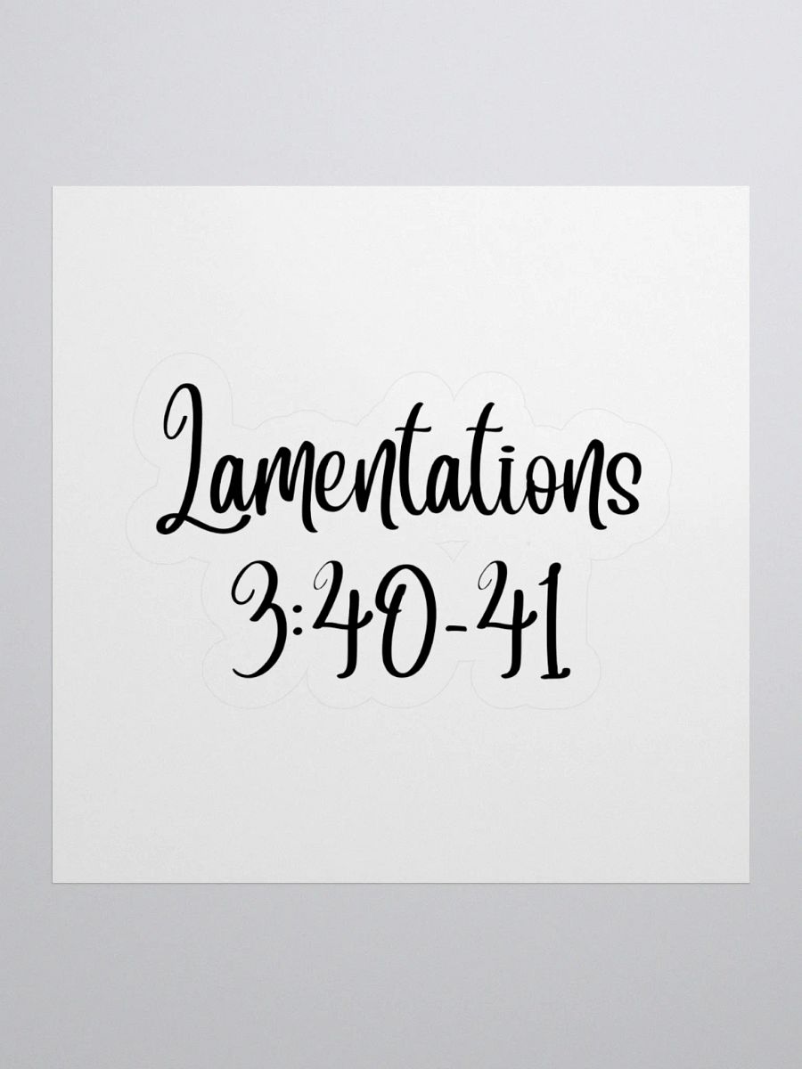 Lamentations 3:40-41 product image (1)