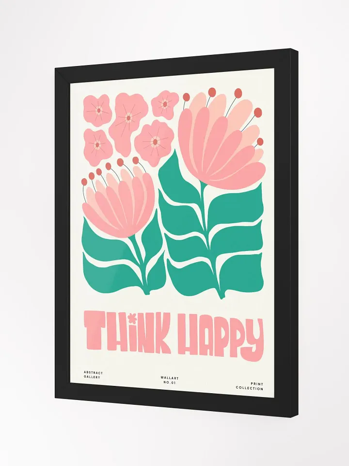 Think Happy - Framed Poster product image (2)