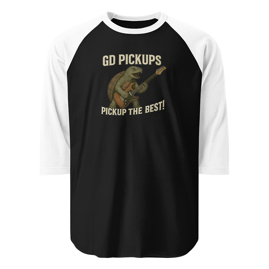 G.D. Pickups "Tone Turtle" 3/4 Sleeve Baseball Tee product image (1)