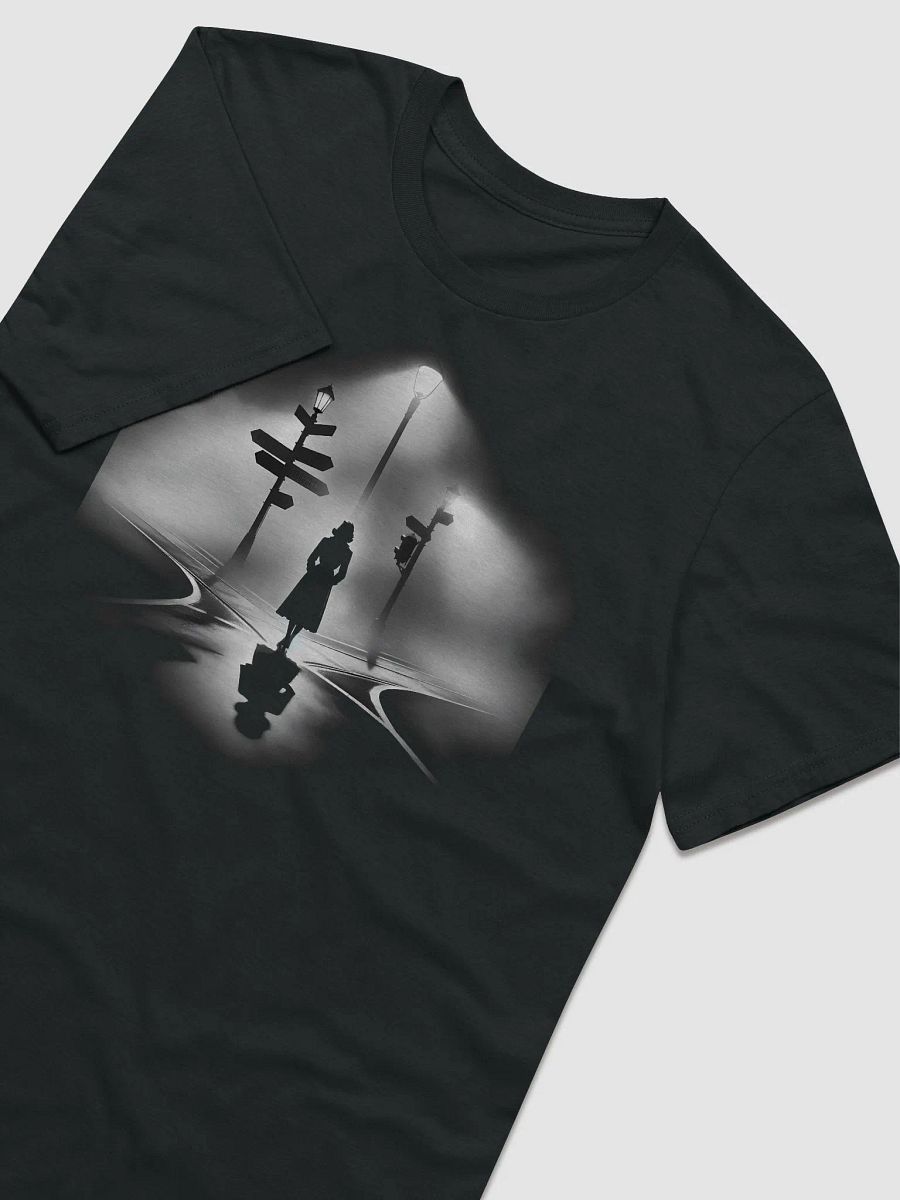 Crossroads of Fate: A Noir Intersection (Front Print Womens Tee) product image (3)