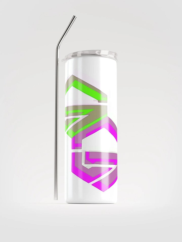Stainless Steel Tumbler - White with GG Logo product image (1)