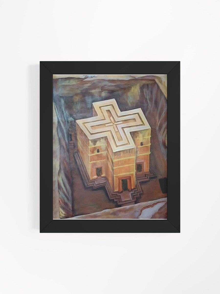 Lalibela Rock-Hewn Church Framed Matte Poster product image (38)