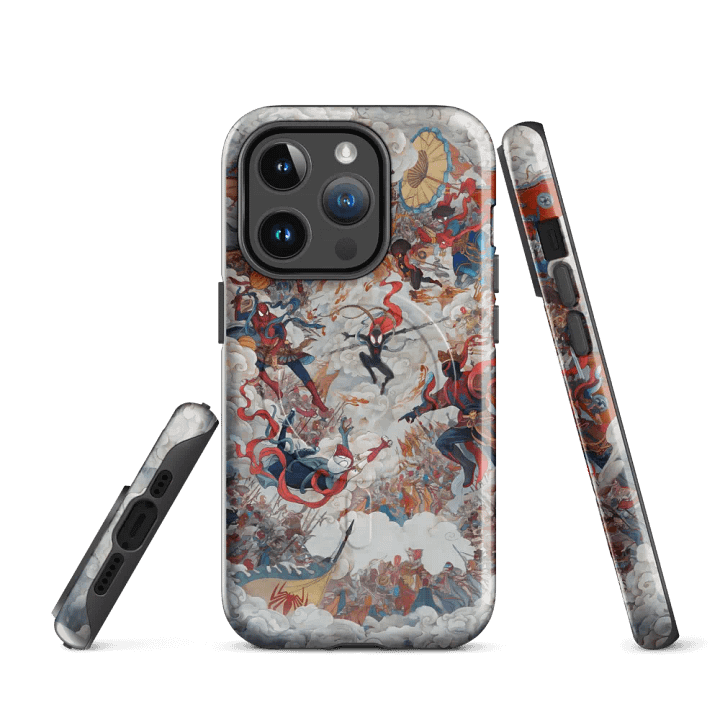 Spectacular Spider-Verse Battle iPhone Case product image (3)