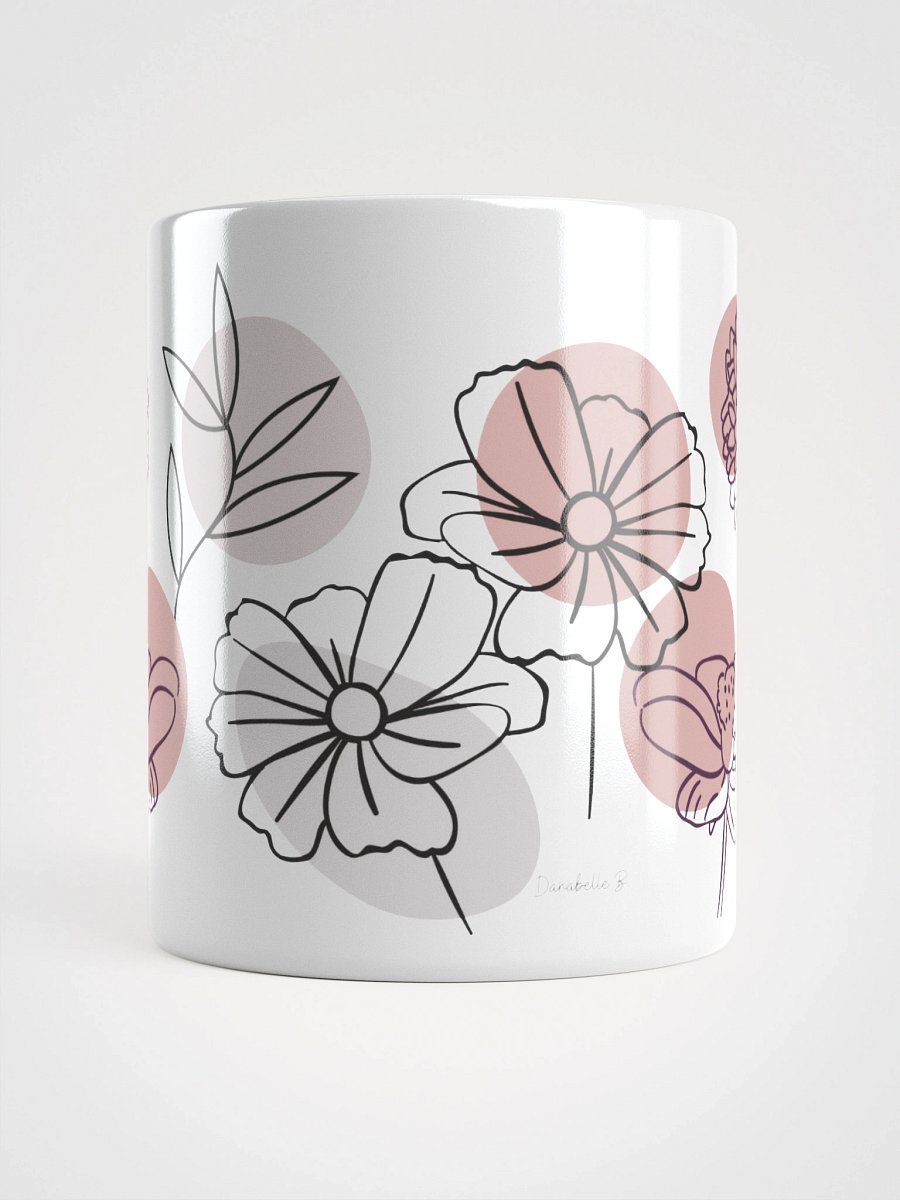Mug Blanc - Rêverie Florale- Cadeau Floral Stylisé product image (5)