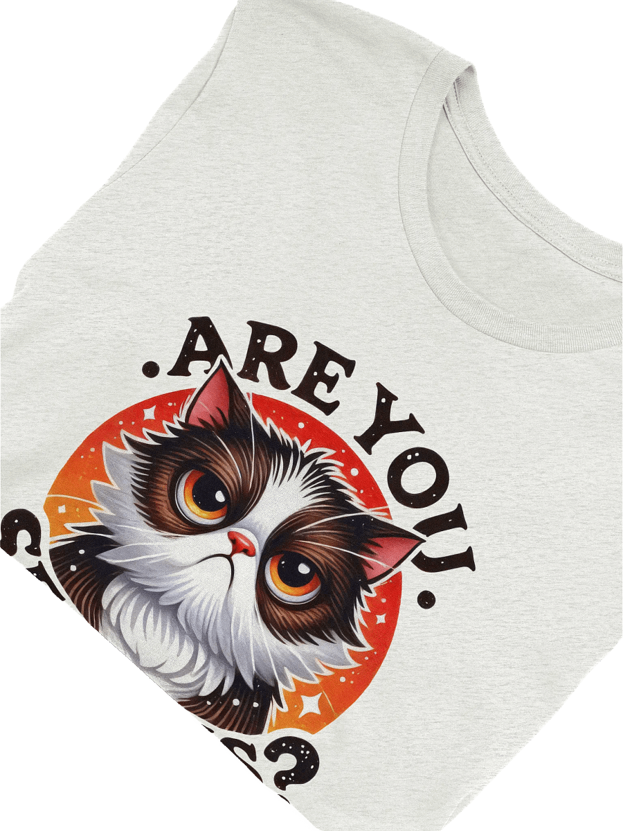 Serious Cat Grumpy T-Shirt product image (5)