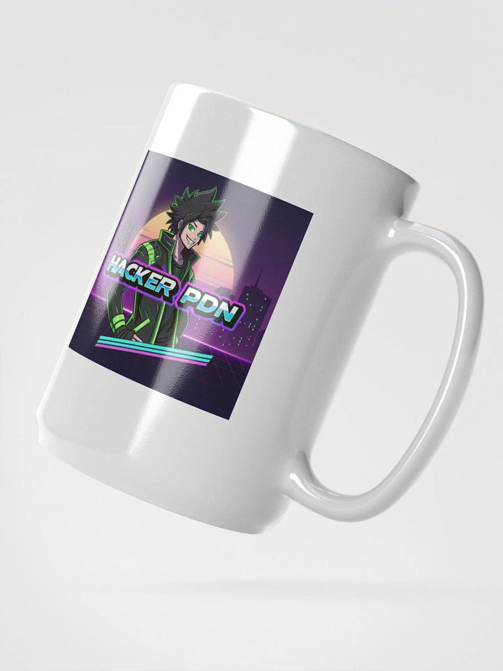 Neon Hacker City Mug product image (2)