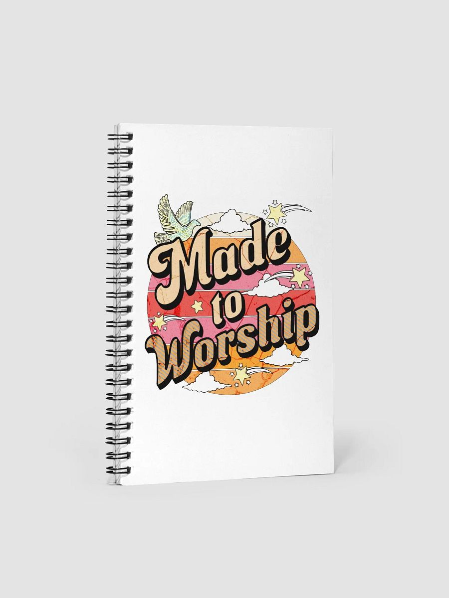 Made To Worship Celestial Spiral Notebook product image (1)