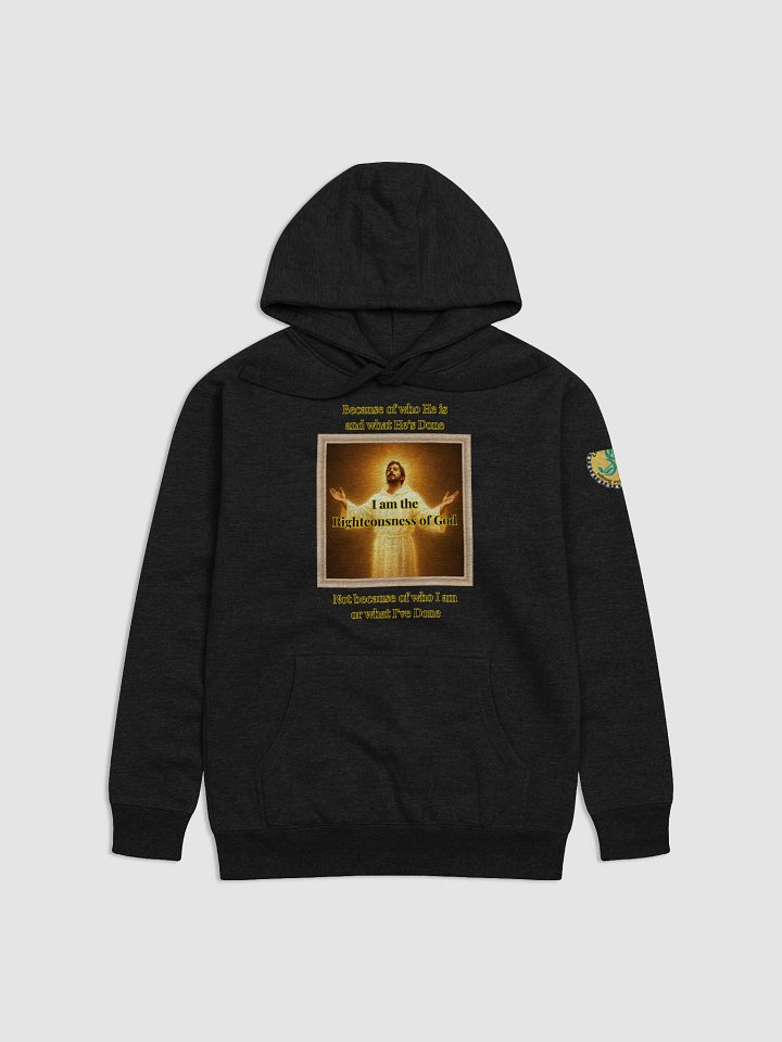 I am the Righteousness of God (Male) Cotton Heritage Unisex Premium Hoodie product image (1)