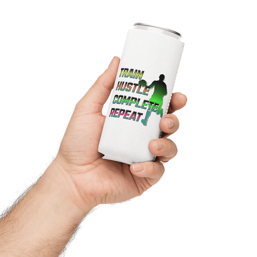 Train Hustle Complete Repeat Basketball Can Cooler product image (3)