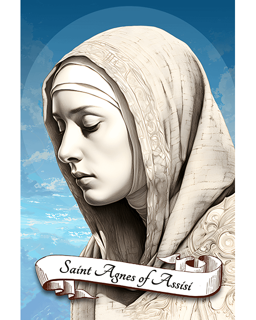 Saint Agnes of Assisi Poster product image (1)