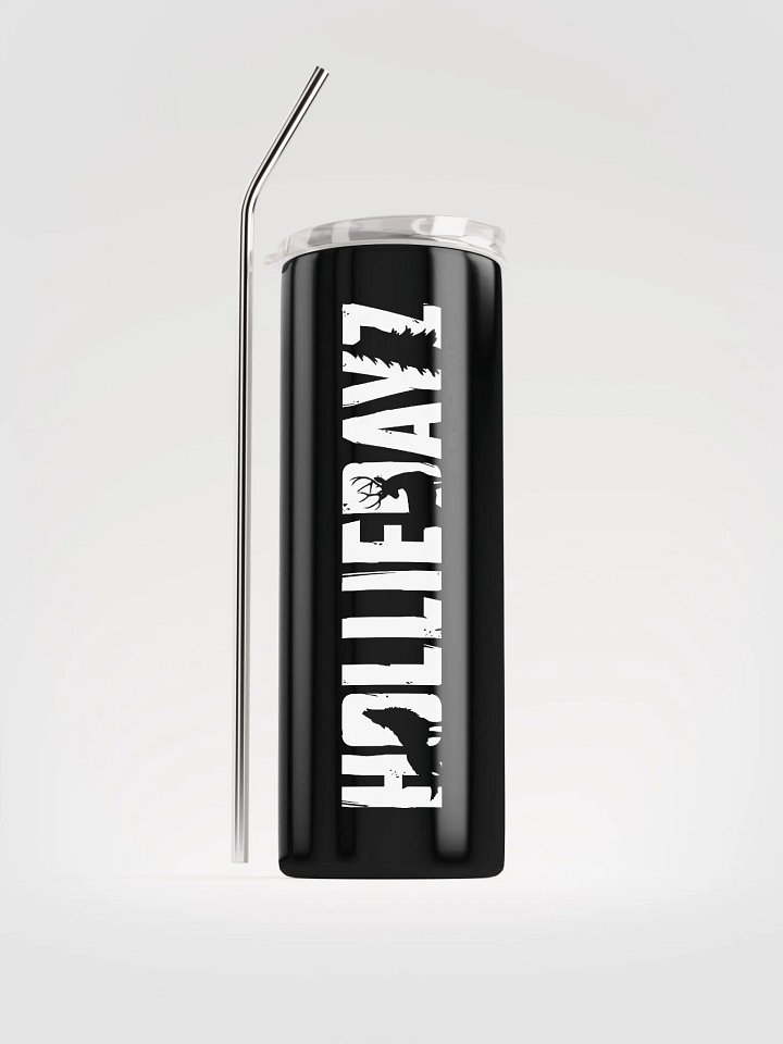 Holliedayz white logo tumbler product image (1)