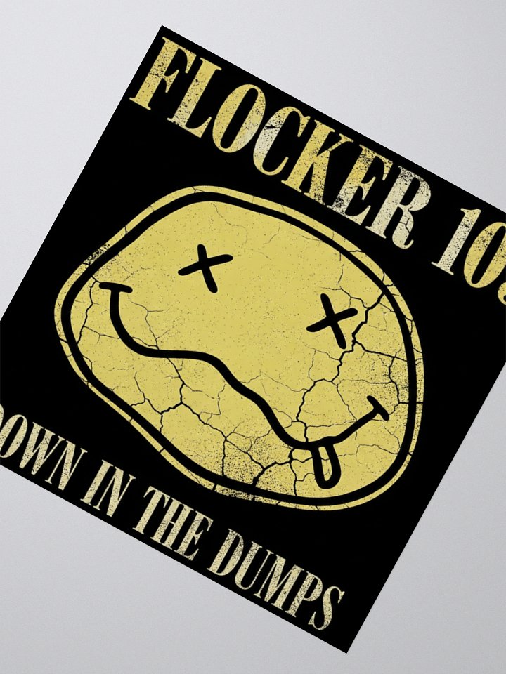 Flocker 109 "Cracked" Sticker product image (3)