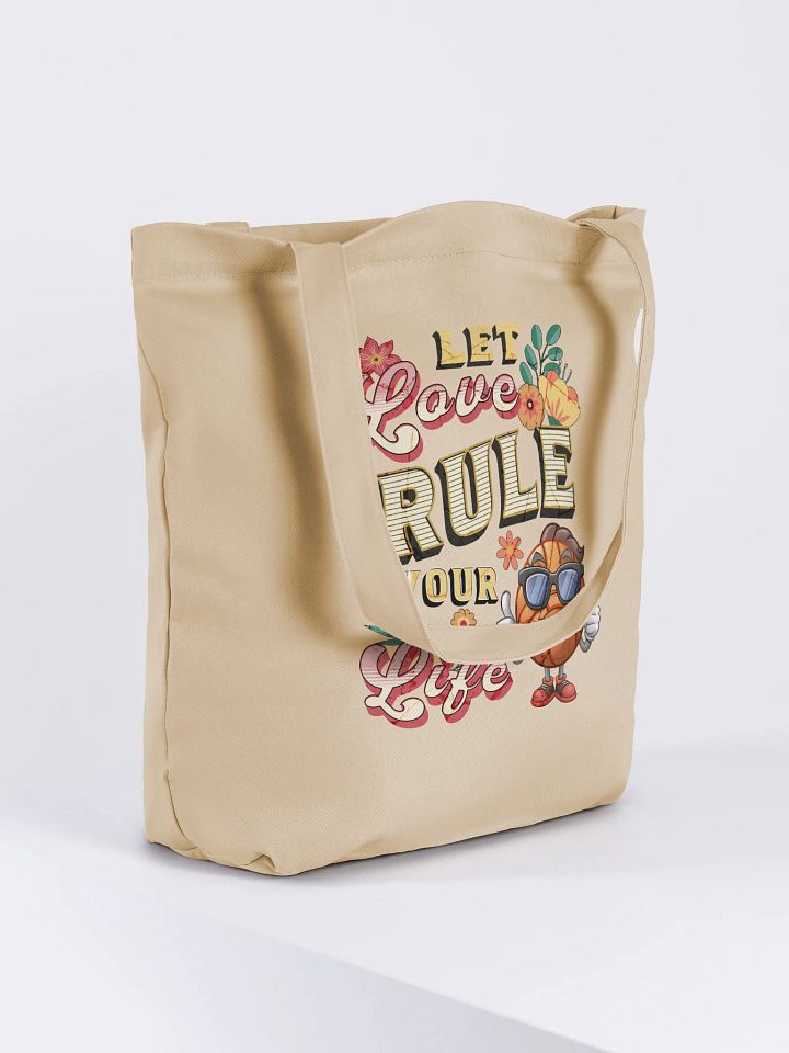 Let Love Rule Your Life Basketball Eco Tote Bag product image (4)