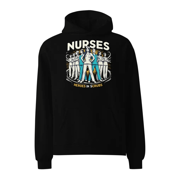 Nurses: Heroes in Scrubs Illustrated Hoodie product image (1)