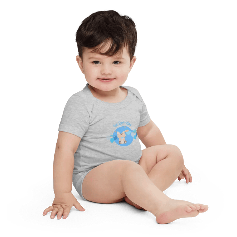 Bunny Balloon Bash Baby Onesie product image (31)