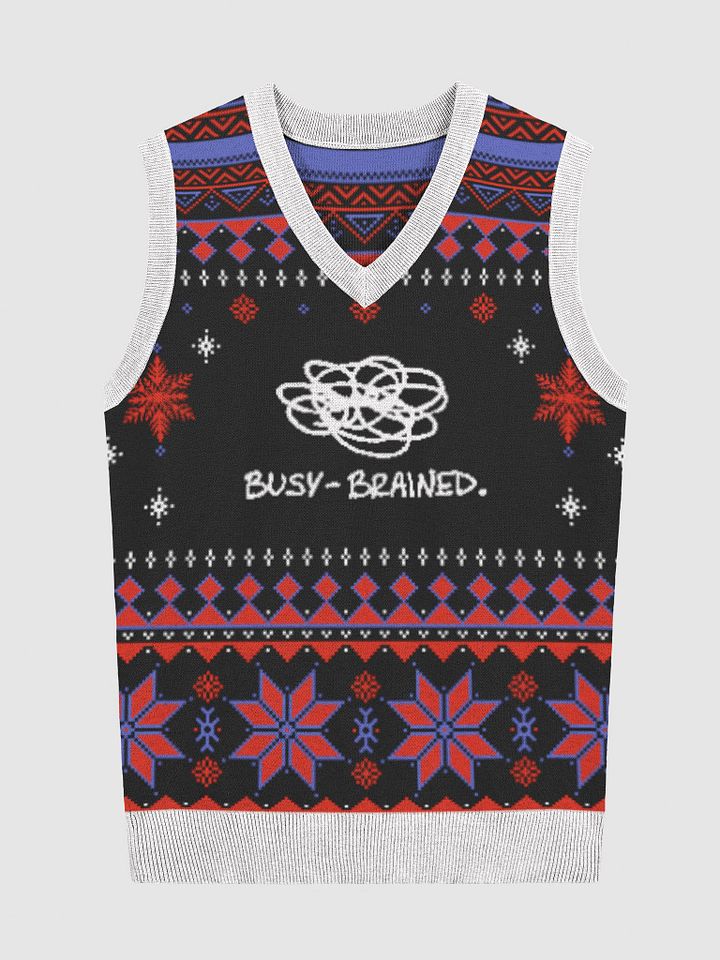 BUSY-BRAINED (holiday vest 2) product image (3)