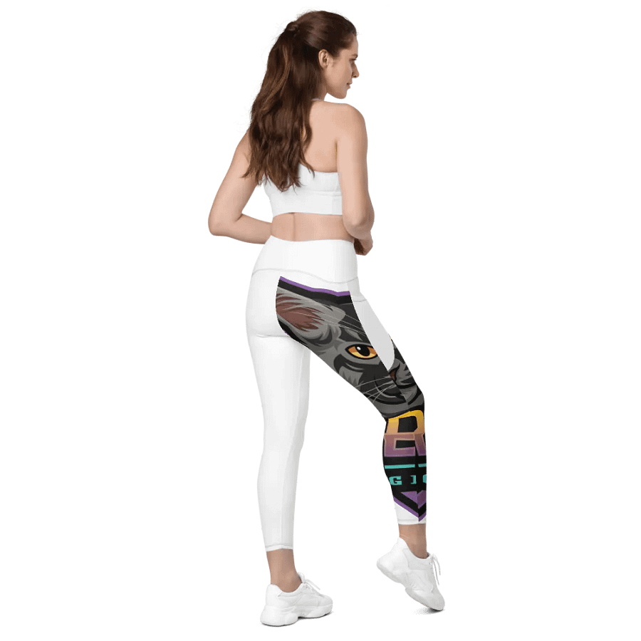 All-Over Print Lady Leggings with Pockets product image (3)