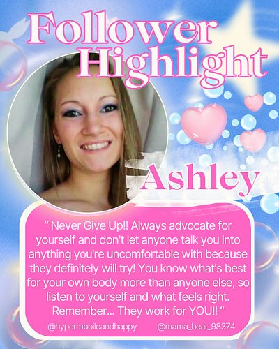 Like many of us who are working to raise awareness about EDS, Ashley keenly recognizes how important it has been for her to f...