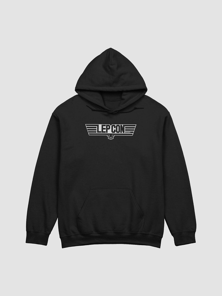 LepCON charity hoodie 2025 black and white product image (5)