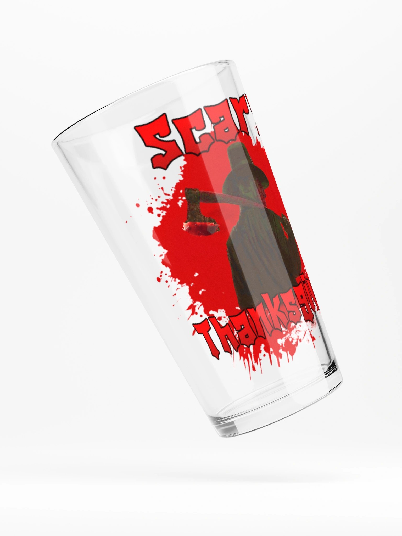 Horror-Themed Scary Thanksgiving Shaker Pint Glass product image (4)