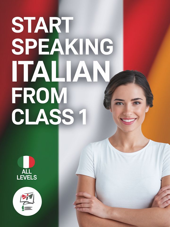 Italian For Beginners - Start Speaking Italian From Class 1 + File Resourcess product image (2)